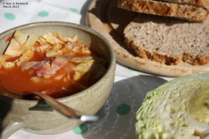 Bacon & Cabbage Soup